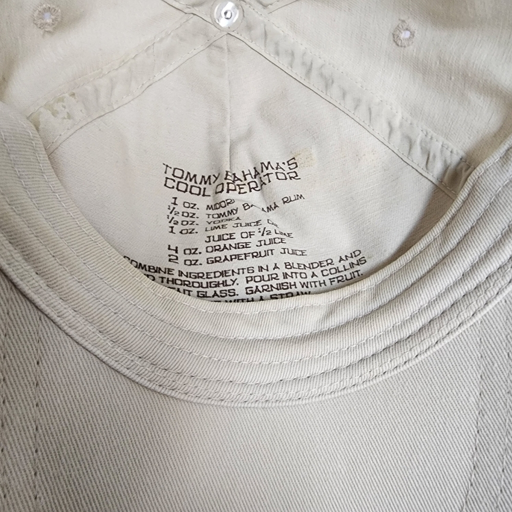 Tommy Bahama Khaki/Beige Baseball Cap - Picture 4 of 6